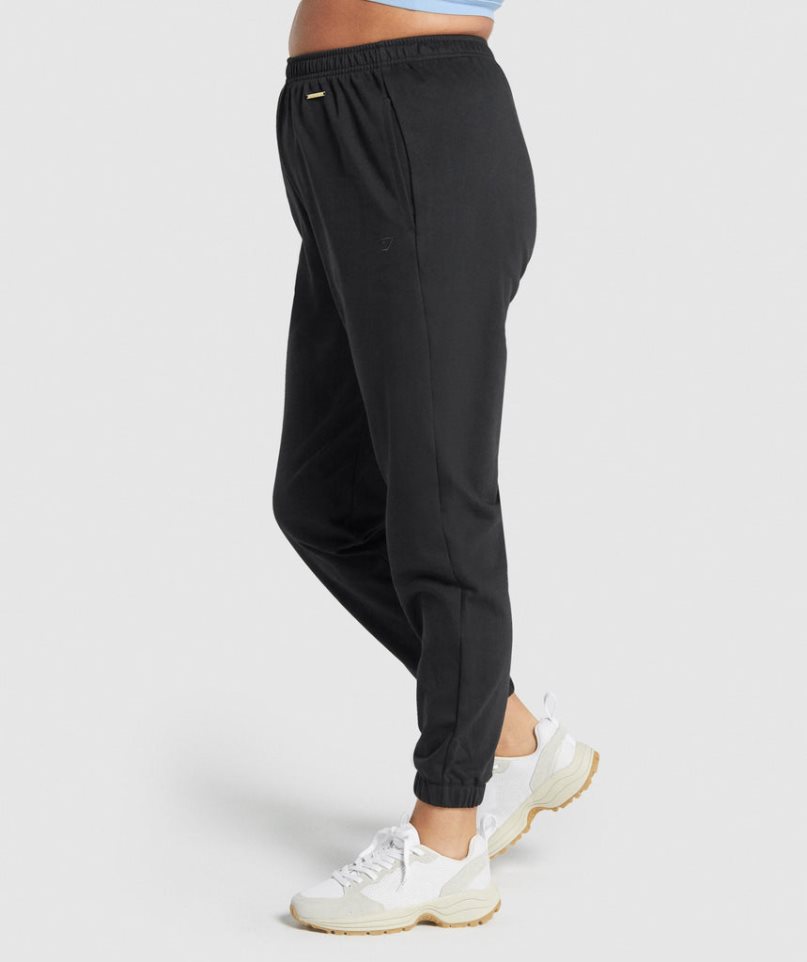 Women's Gymshark Whitney Loose Jogger Black | CA 7AN813